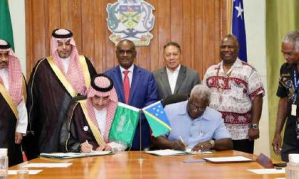 Saudi Fund for Development inks $10 million pact to ramp up renewable energy in the Solomon Islands. Saudi Fund for Development inks $10 million pact to ramp up renewable energy in the Solomon Islands.