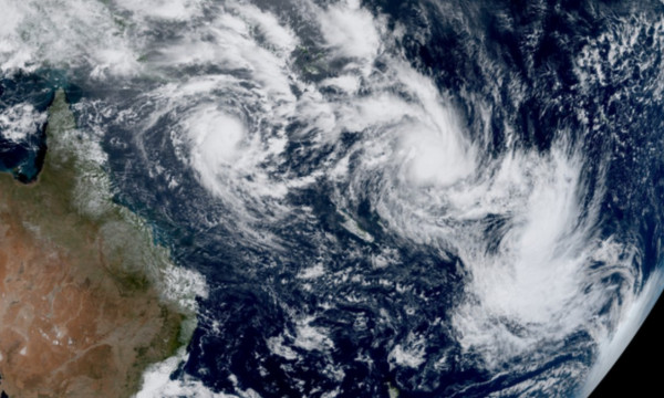 Three tropical cyclones are swirling in the South Pacific Three tropical cyclones are swirling in the South Pacific