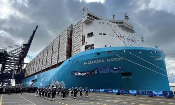 Alexandra Maersk Named as Maersk's Fifth Large Methanol Containership Alexandra Maersk Named as Maersk's Fifth Large Methanol Containership