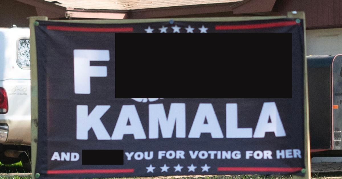 Profane political sign prompts complaints