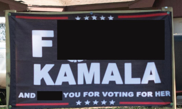 Profane political sign prompts complaints Profane political sign prompts complaints